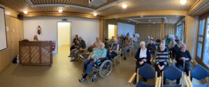 Neuland: Erstmals fand der Sonntags-Gottesdienst im Alterszentrum in Wildegg statt